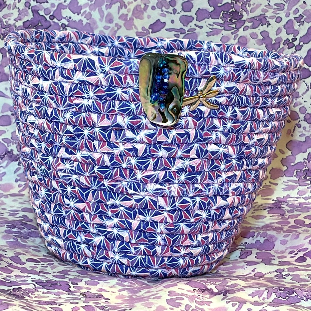 Handmade rope basket
